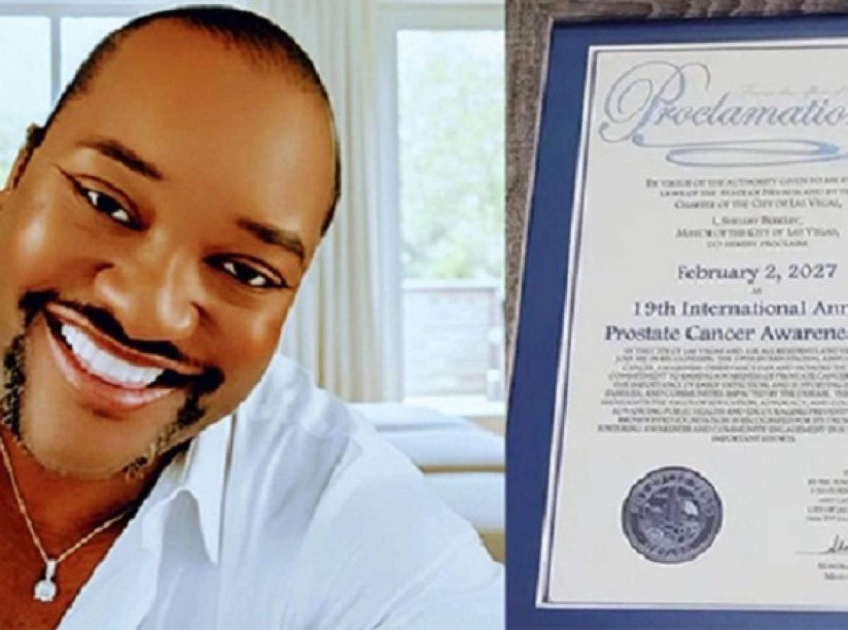 Non-profit founder honoured with Las Vegas City Proclamation as National Prostate Cancer Awareness Advocate